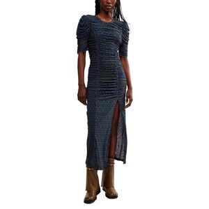 NWT Free People Briella Ruched Midi Dress